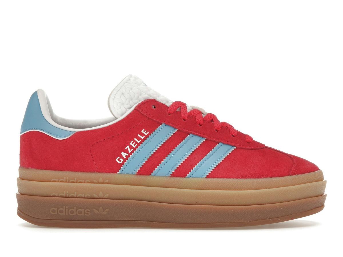 adidas Women's Gazelle Bold Active Pink Blue Burst Sneakers IE0421 - savito