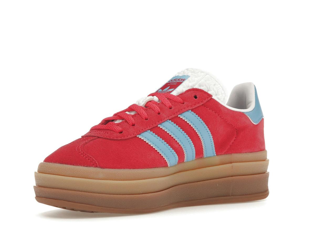 adidas Women's Gazelle Bold Active Pink Blue Burst Sneakers IE0421 - savito
