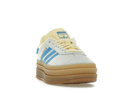 adidas Gazelle Bold Platform Almost Blue Yellow Women's IE0430 - savito
