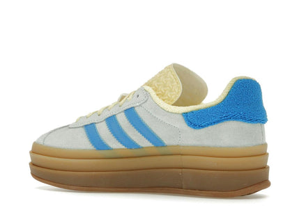 adidas Gazelle Bold Platform Almost Blue Yellow Women's IE0430 - savito