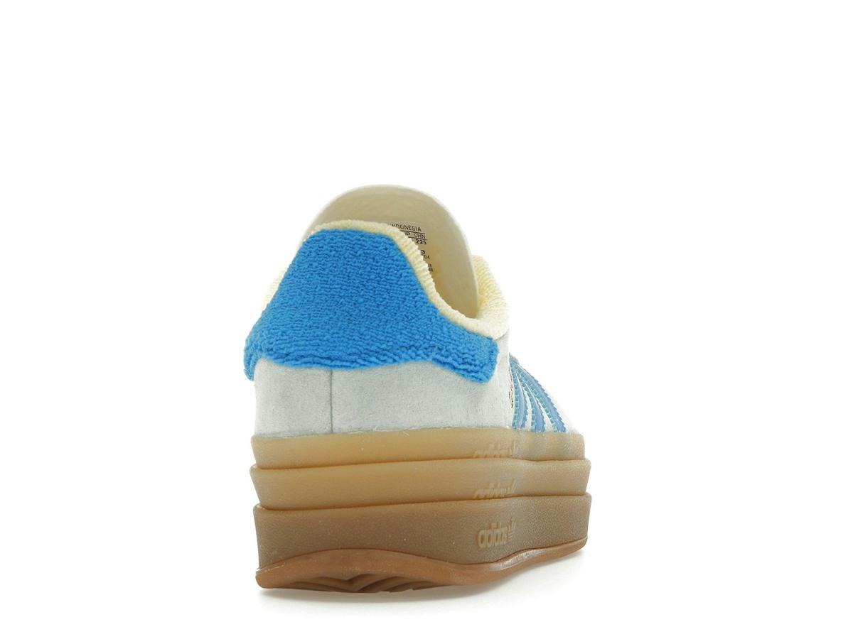 adidas Gazelle Bold Platform Almost Blue Yellow Women's IE0430 - savito