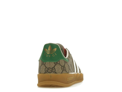 Adidas x Gucci Gazelle Beige GG Monogram Sneakers IE2262 - savito