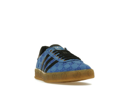 adidas x Gucci Gazelle Blue GG Monogram Sneakers IE2265 - savito