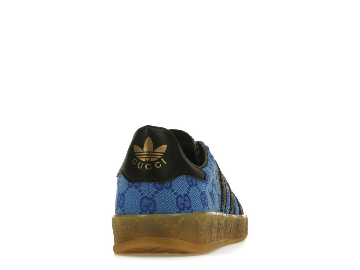 adidas x Gucci Gazelle Blue GG Monogram Sneakers IE2265 - savito