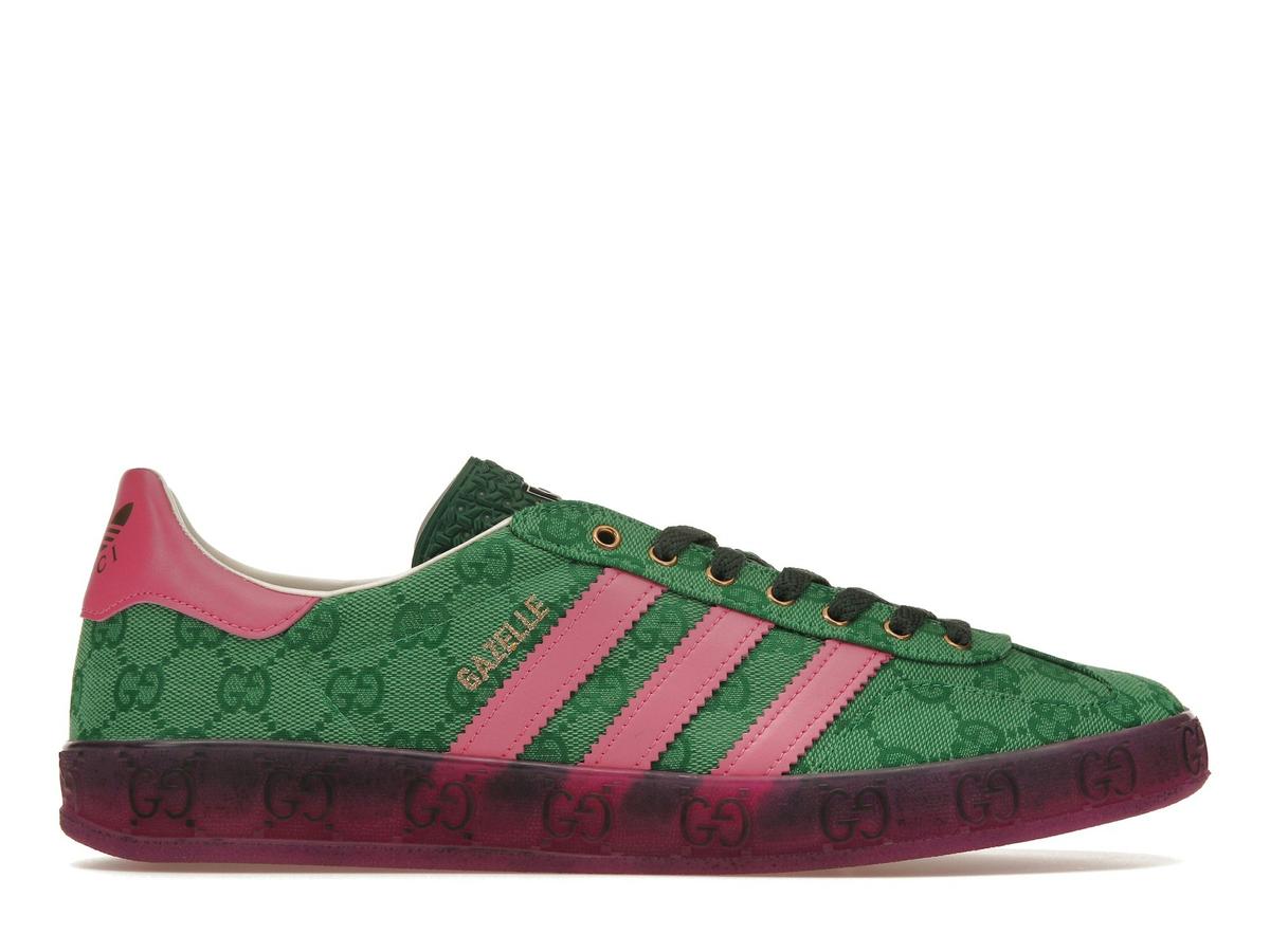 adidas x Gucci Gazelle Green GG Monogram (Women's) IE4795 - savito