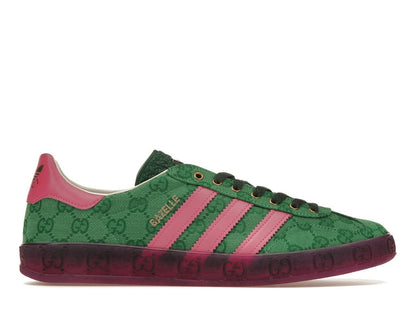 adidas x Gucci Gazelle Green GG Monogram (Women's) IE4795 - savito