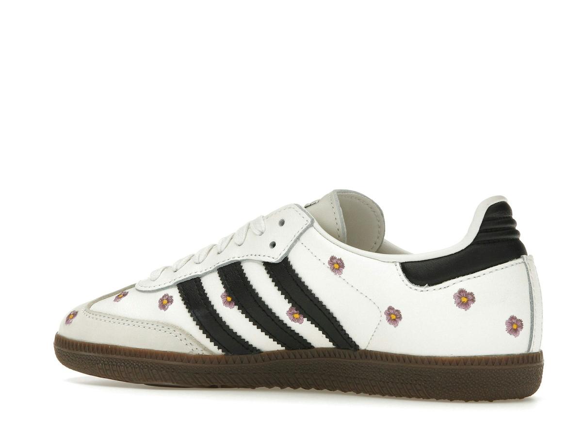 adidas Samba Women's Light Purple Floral White Sneakers IF4398 - savito