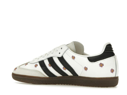 adidas Samba Women's Light Purple Floral White Sneakers IF4398 - savito