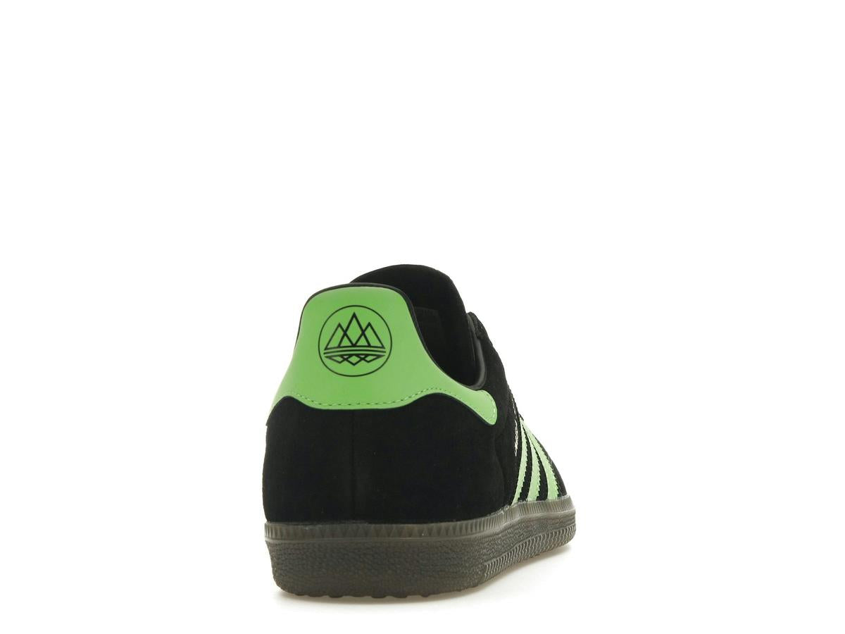 adidas Samba Deco SPZL Core Black Lucid Lime IF5738 - savito