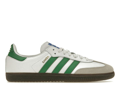 adidas Samba OG Footwear White Green Sneakers IG1024 - savito
