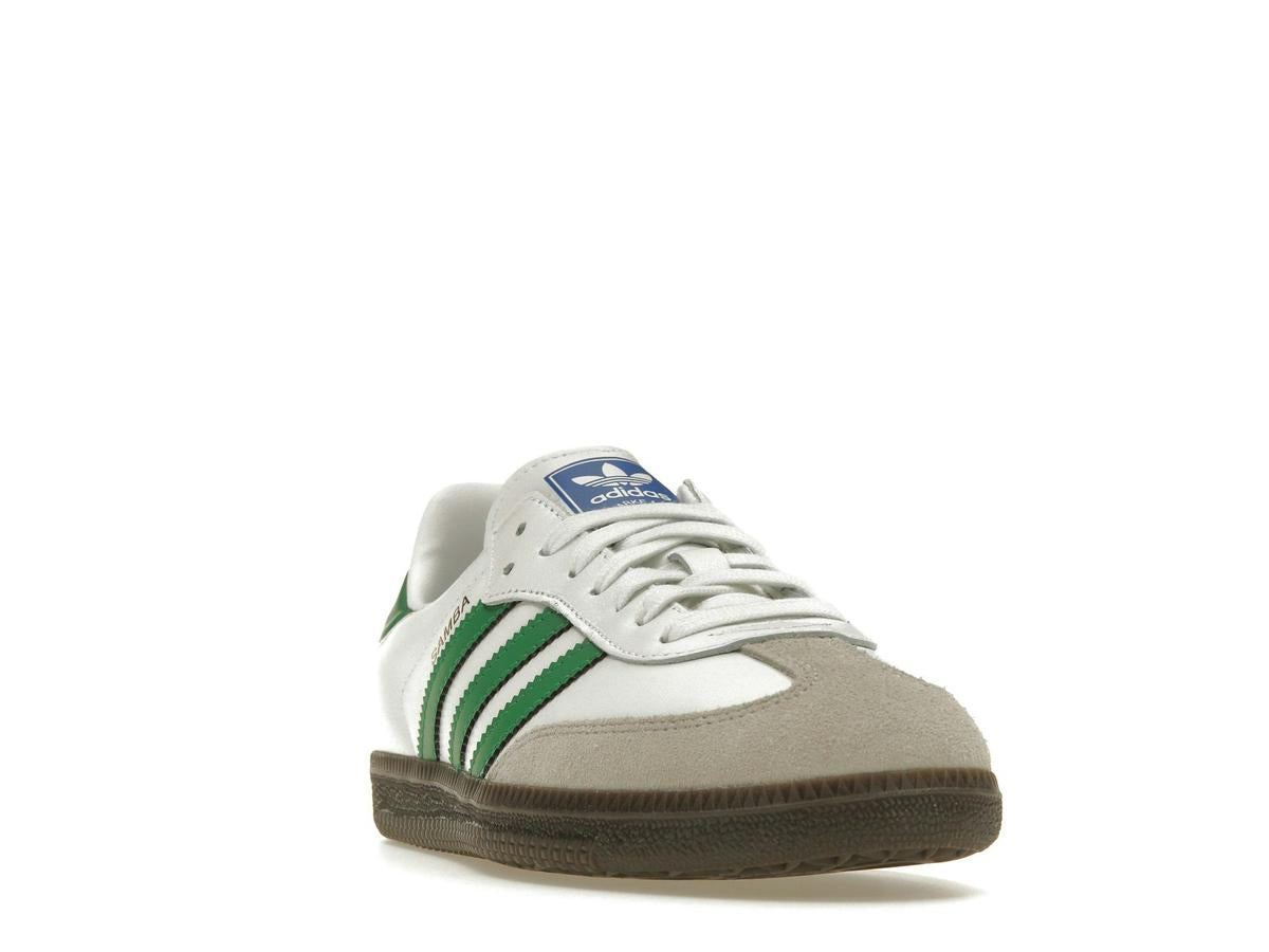 adidas Samba OG Footwear White Green Sneakers IG1024 - savito