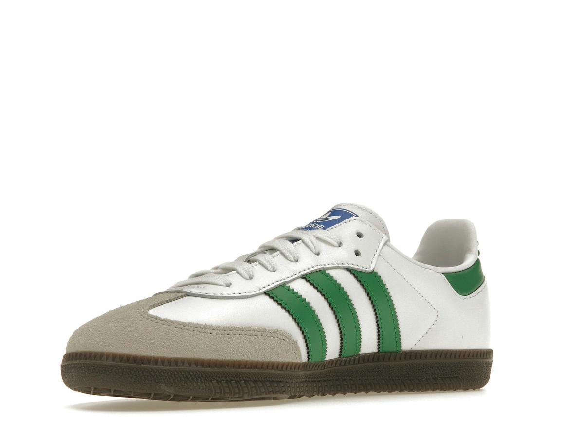 adidas Samba OG Footwear White Green Sneakers IG1024 - savito