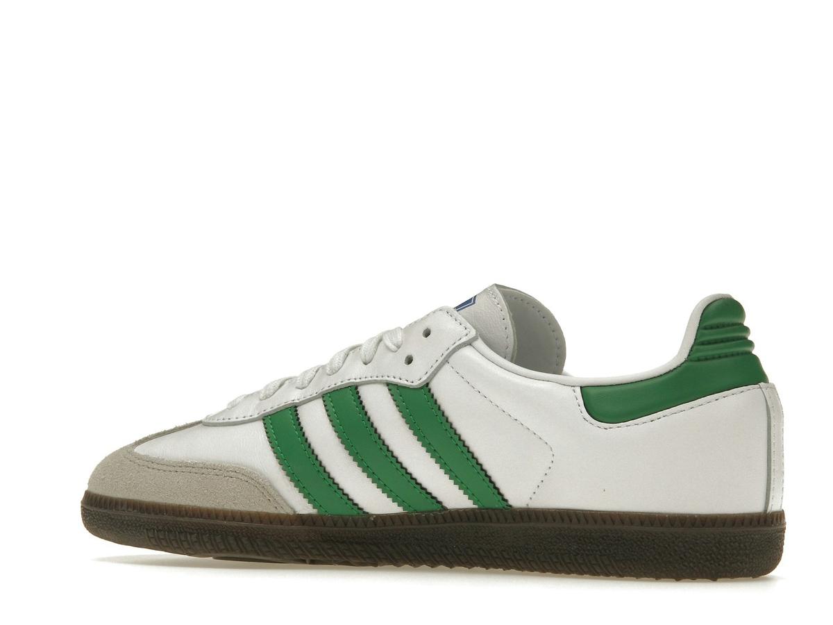 adidas Samba OG Footwear White Green Sneakers IG1024 - savito