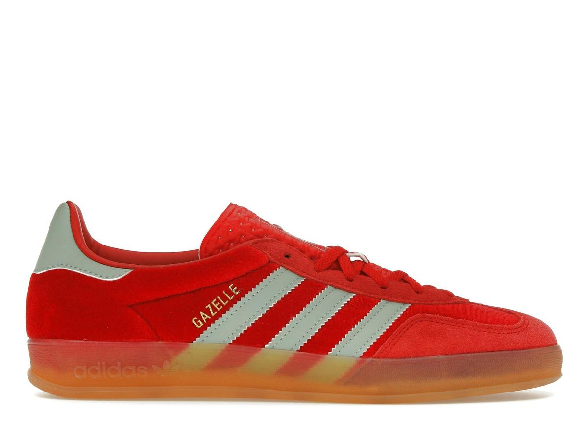 Adidas Gazelle Indoor Better Scarlet Hazy Green Women's Sneakers - savito