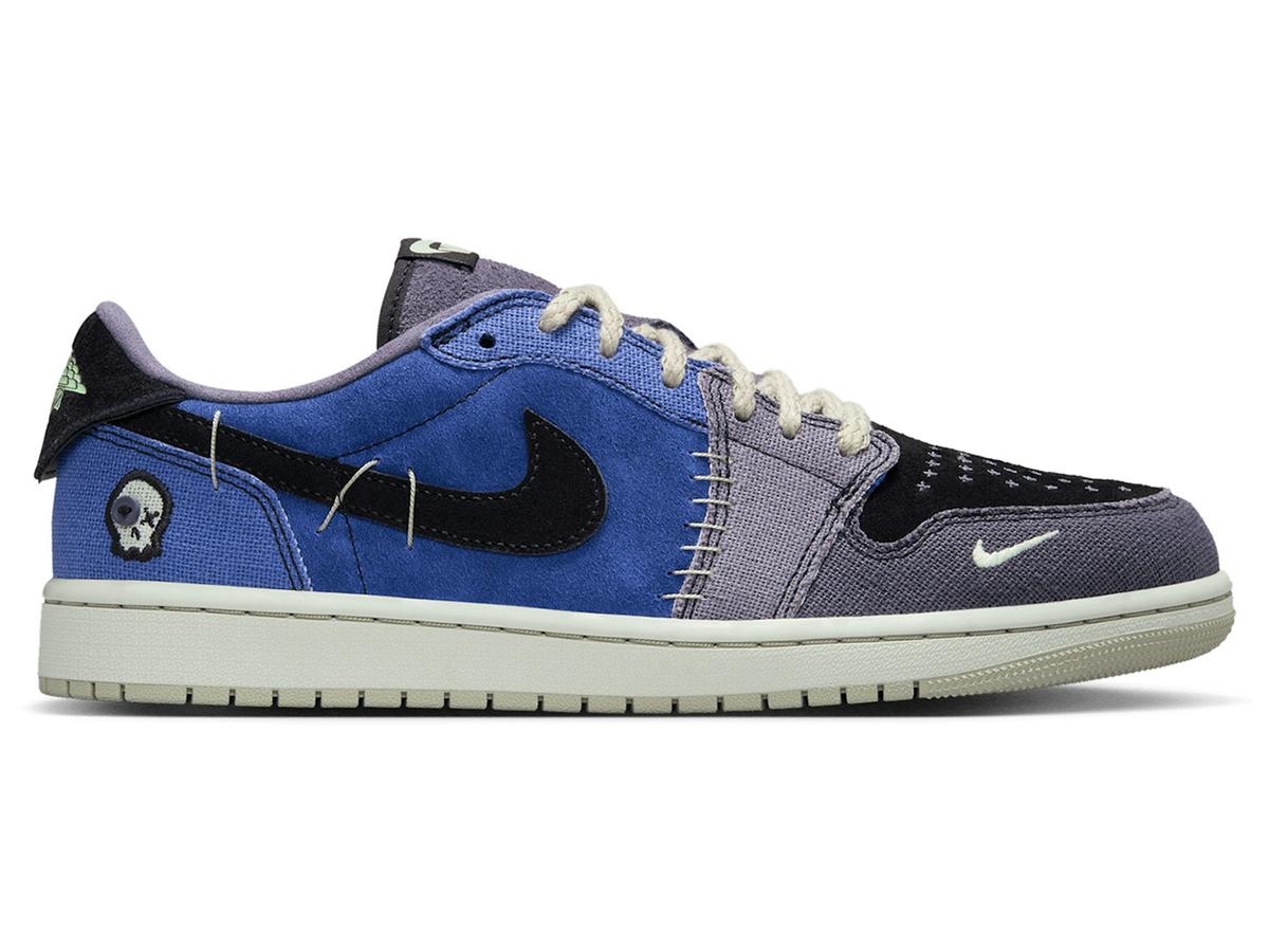 Jordan 1 Retro Low OG Zion Williamson Voodoo Alternate Regency Purple Vapor Green IH2309-500 - savito