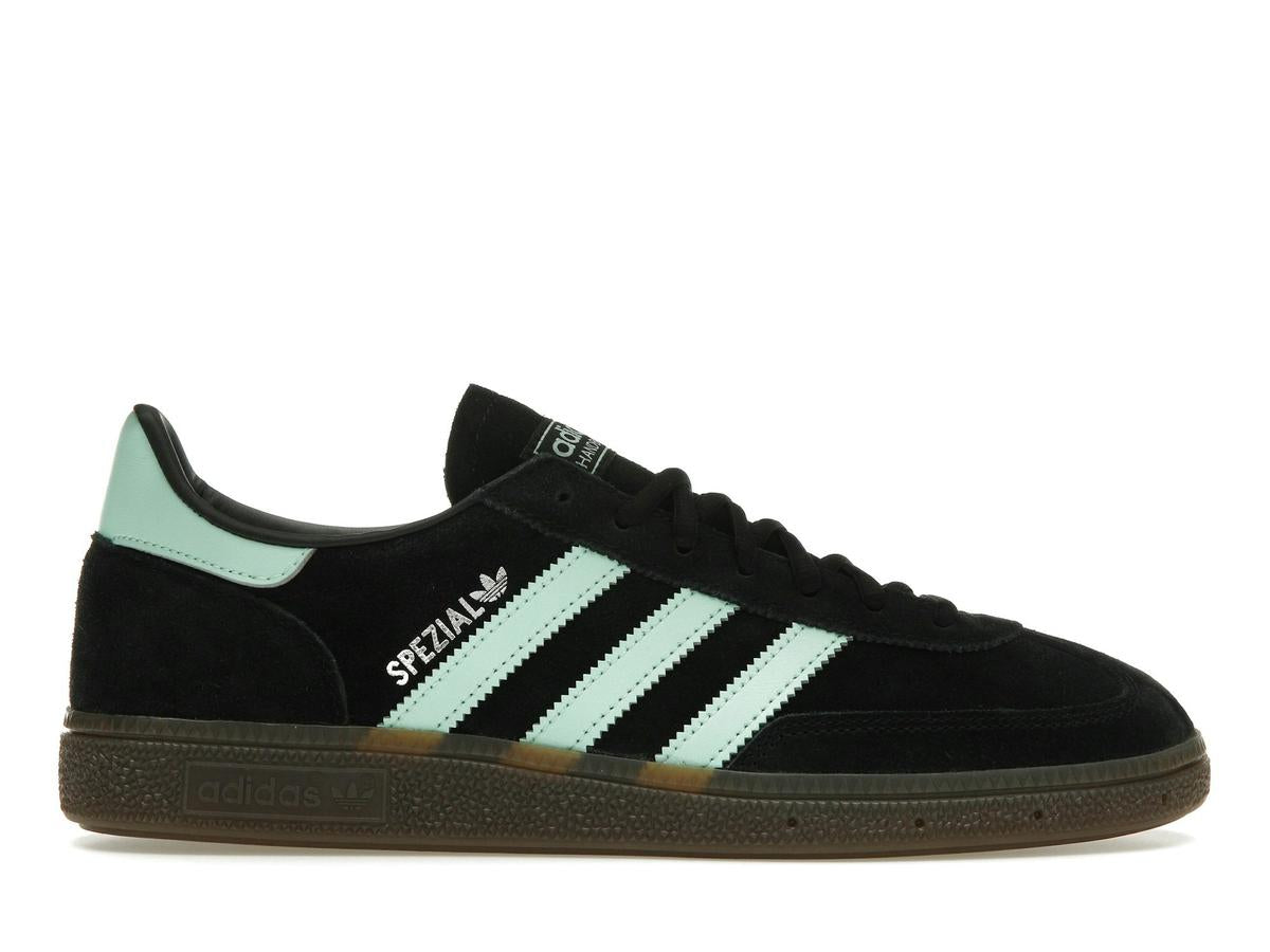 adidas Handball Spezial Core Black Clear Mint Gum Sneakers IH7491 - savito