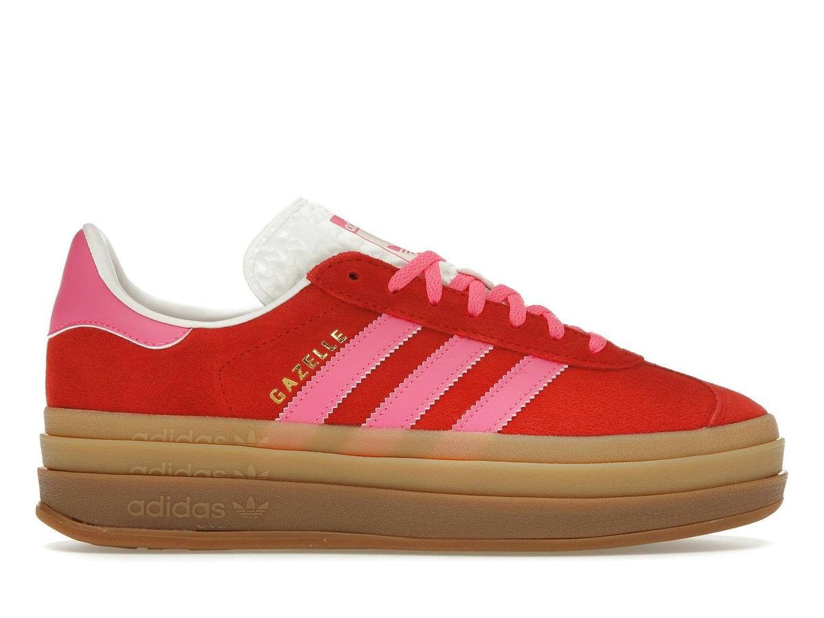 adidas Gazelle Bold Collegiate Red Lucid Pink Women's IH7496 - savito