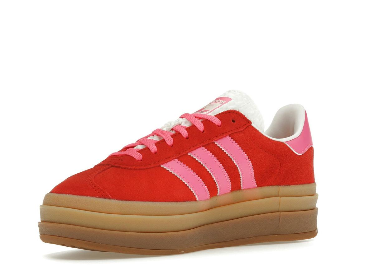 adidas Gazelle Bold Collegiate Red Lucid Pink Women's IH7496 - savito