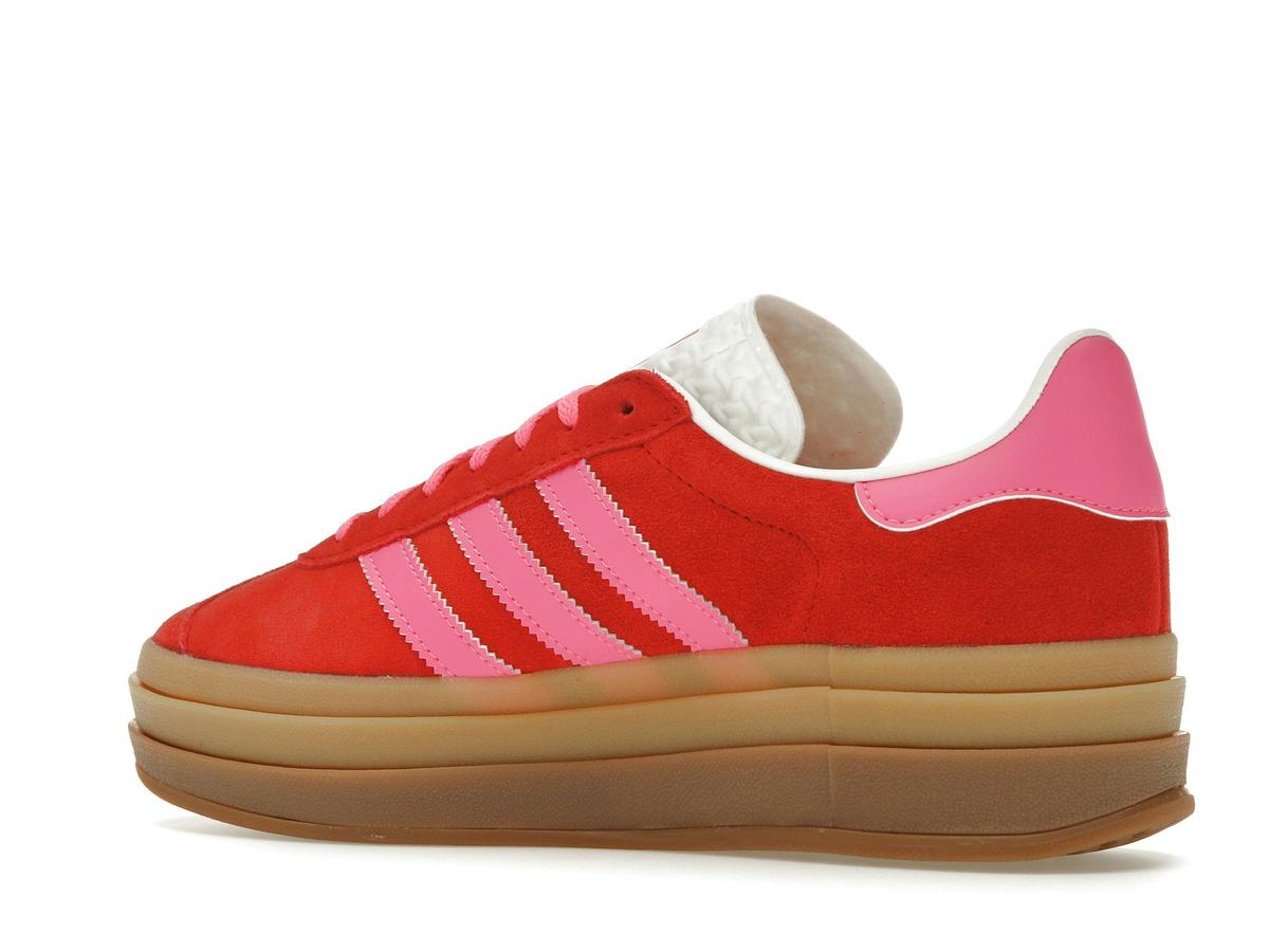 adidas Gazelle Bold Collegiate Red Lucid Pink Women's IH7496 - savito