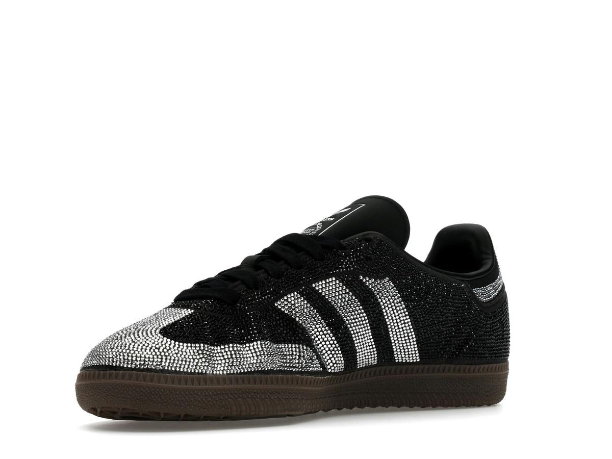 adidas Samba OG Rhinestone Black Silver Women's IH9052 - savito