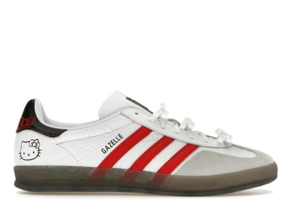 adidas Gazelle Indoor Hello Kitty Women's Cloud White Red Core Black II0013 - savito