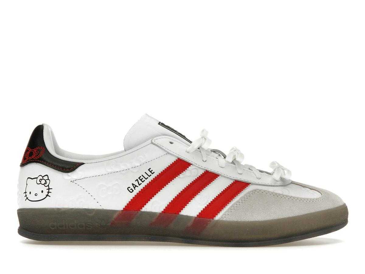 adidas Gazelle Indoor Hello Kitty Women's Cloud White Red Core Black II0013 - savito