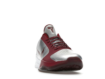 Nike Kobe 5 Protro Lower Merion Aces Away 2026 Metallic Silver Team Red White - savito