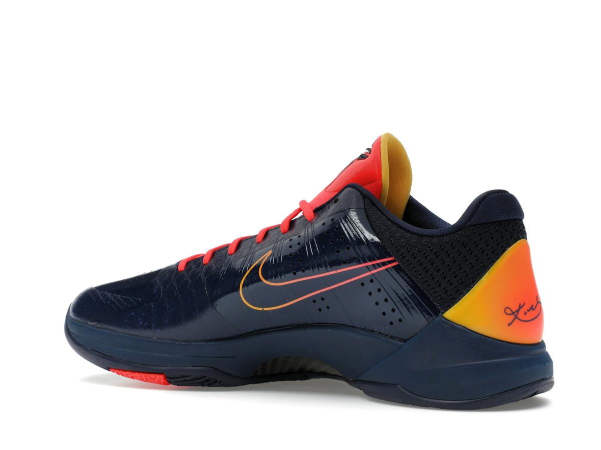 Nike Kobe 5 Protro Caitlin Clark Indiana Fever Midnight Navy Bright Crimson University Gold Basketball Shoes - savito