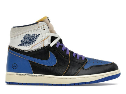 Jordan 1 Retro High OG SP Fragment x Union LA Sport Royal Black Navy Sail IO7847-001 - savito