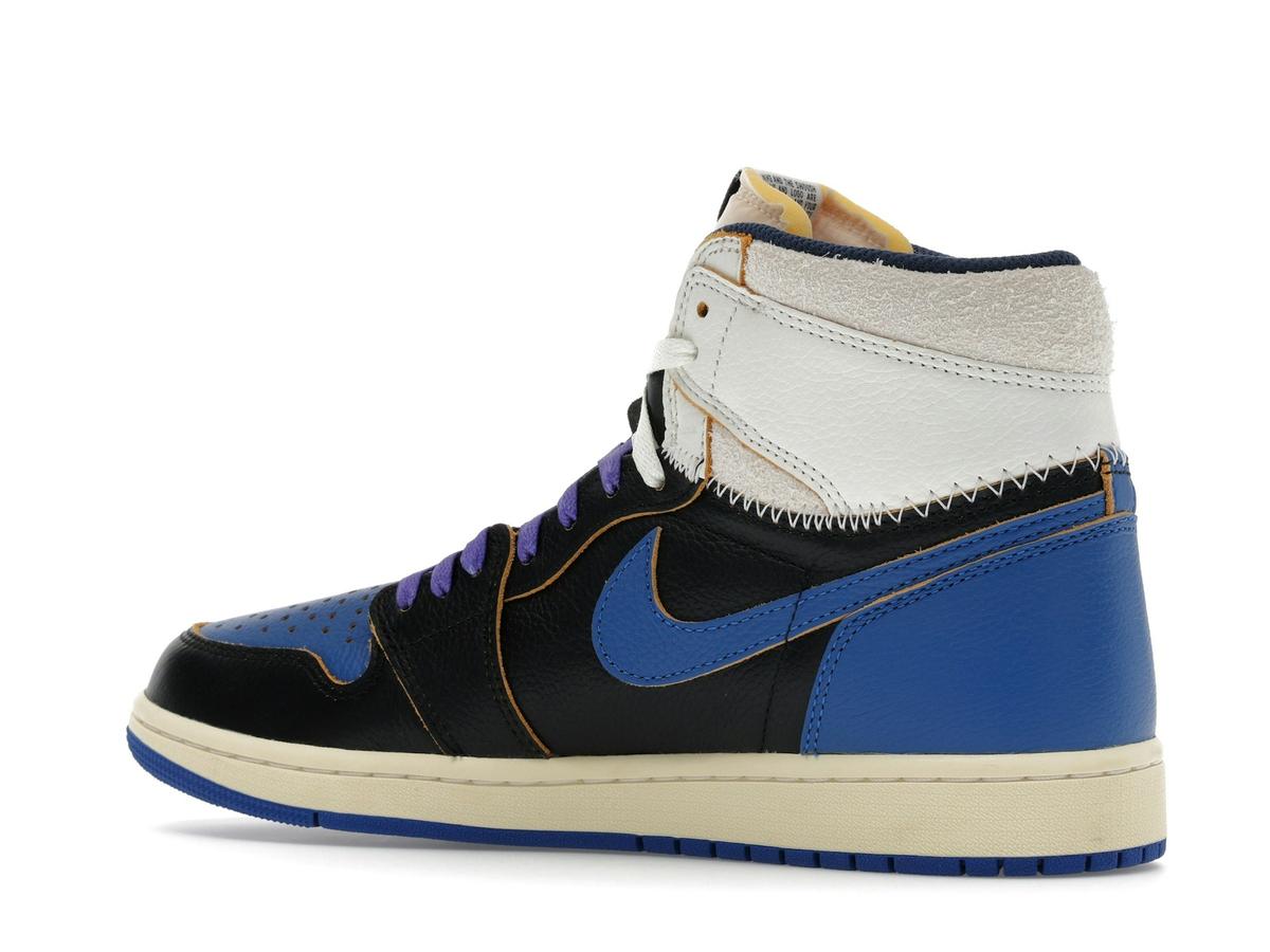 Jordan 1 Retro High OG SP Fragment x Union LA Sport Royal Black Navy Sail IO7847-001 - savito