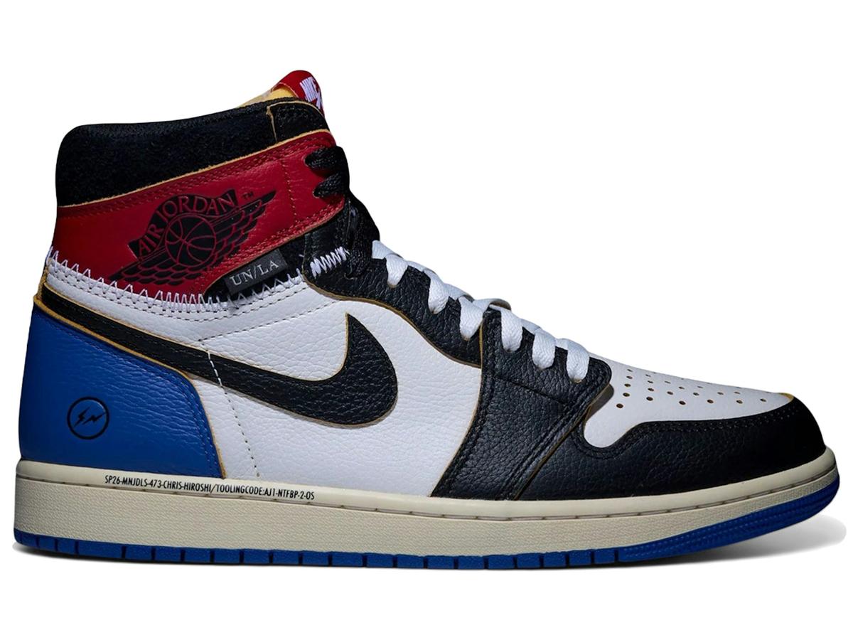 Jordan 1 Retro High OG SP Fragment x Union LA Varsity Red Sport Royal IO7847-002 - savito