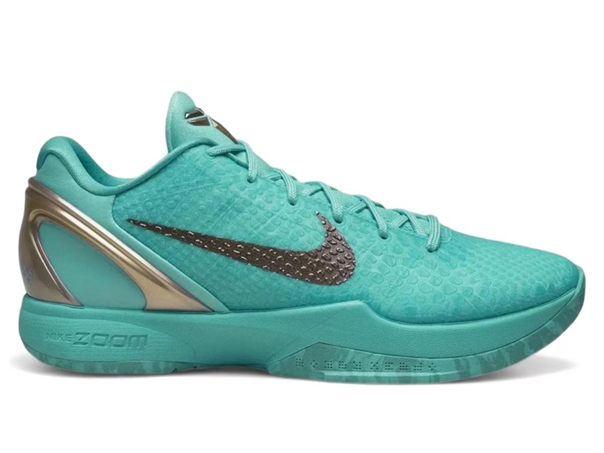 Nike Kobe 6 Protro Jalen Brunson Statue of Liberty Hyper Turquoise/Metallic Copper IQ5774-300 - savito