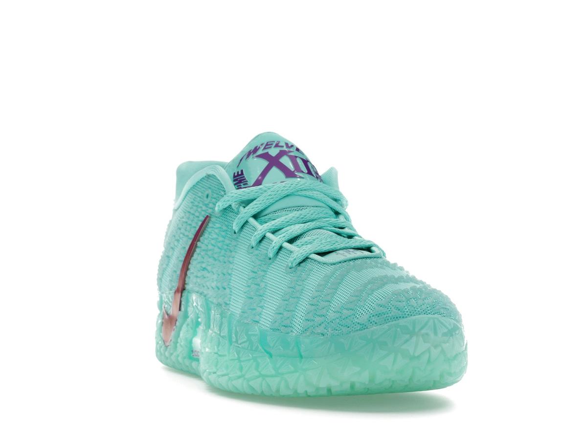 Nike Ja 3 Twelve Time IQ6755-300 Bleached Turquoise Safety Orange Vivid Purple - savito