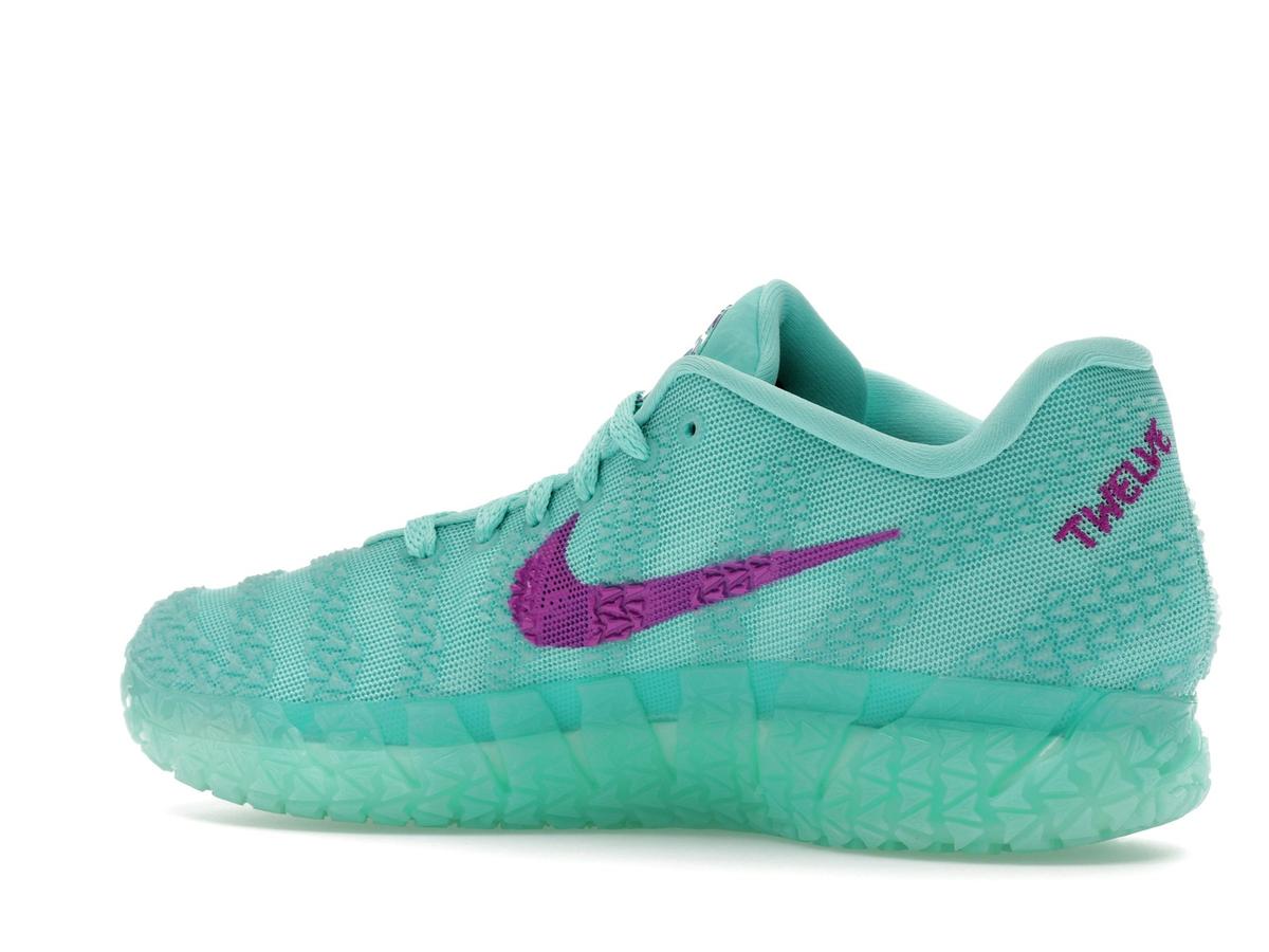 Nike Ja 3 Twelve Time IQ6755-300 Bleached Turquoise Safety Orange Vivid Purple - savito