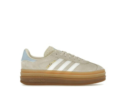 adidas Gazelle Bold Wonder White Clear Sky Kids Sneakers JH5540 - savito
