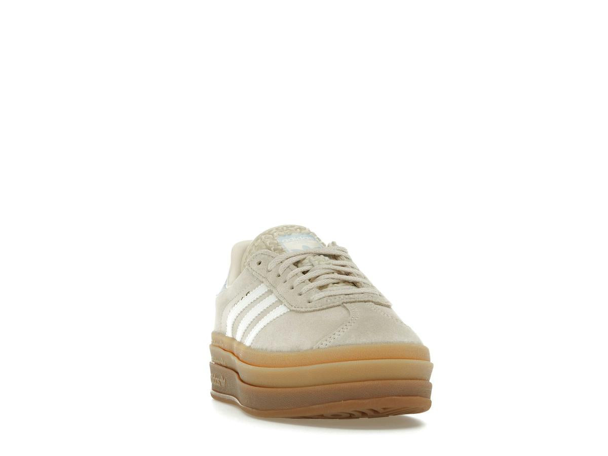 adidas Gazelle Bold Wonder White Clear Sky Kids Sneakers JH5540 - savito