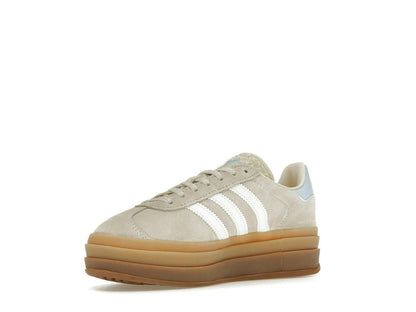adidas Gazelle Bold Wonder White Clear Sky Kids Sneakers JH5540 - savito