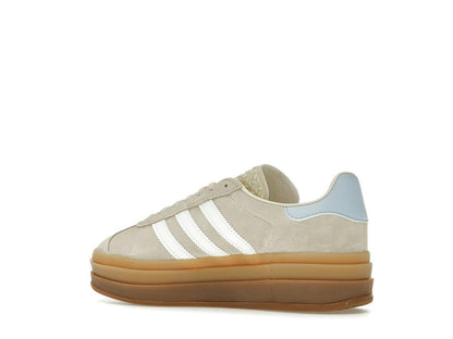 adidas Gazelle Bold Wonder White Clear Sky Kids Sneakers JH5540 - savito