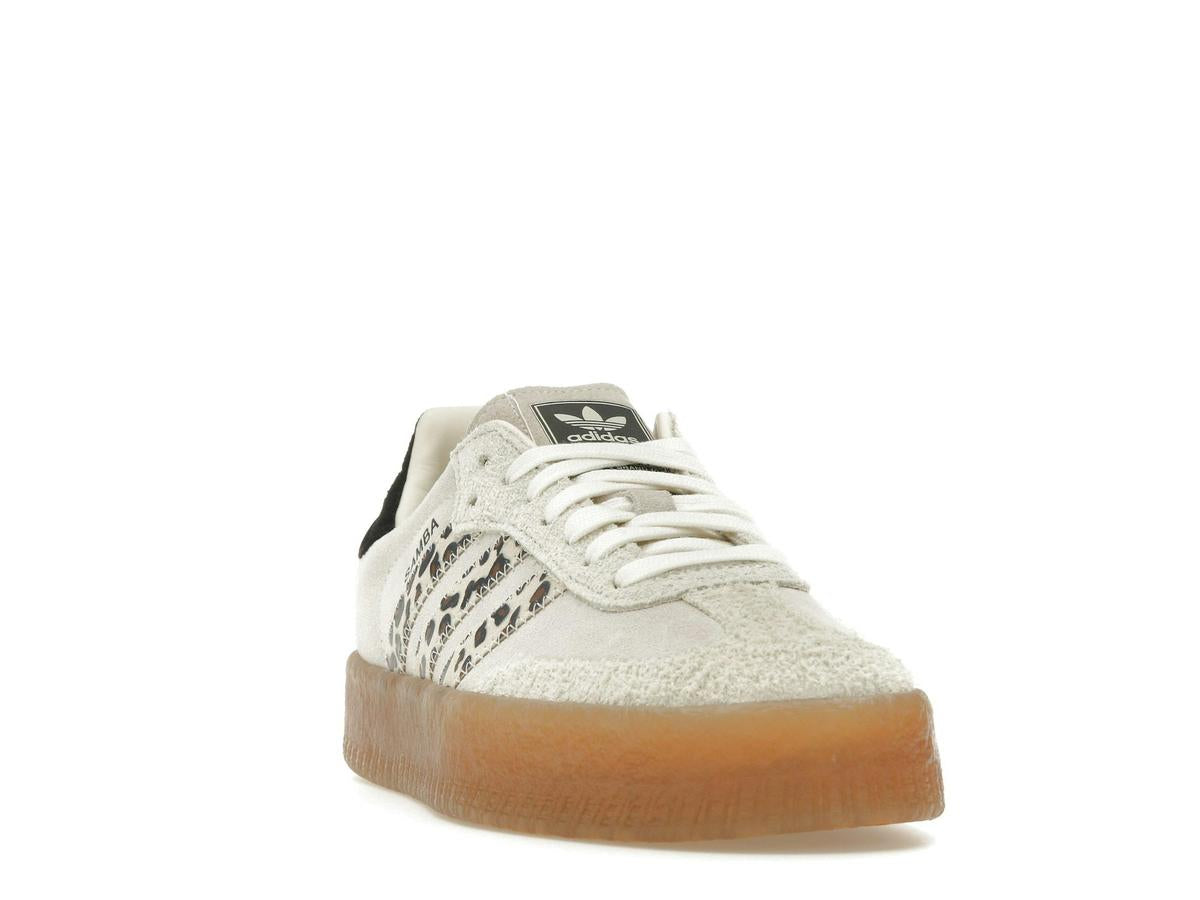 adidas Sambae Leopard Off White Women's Sneakers JI4226 - savito