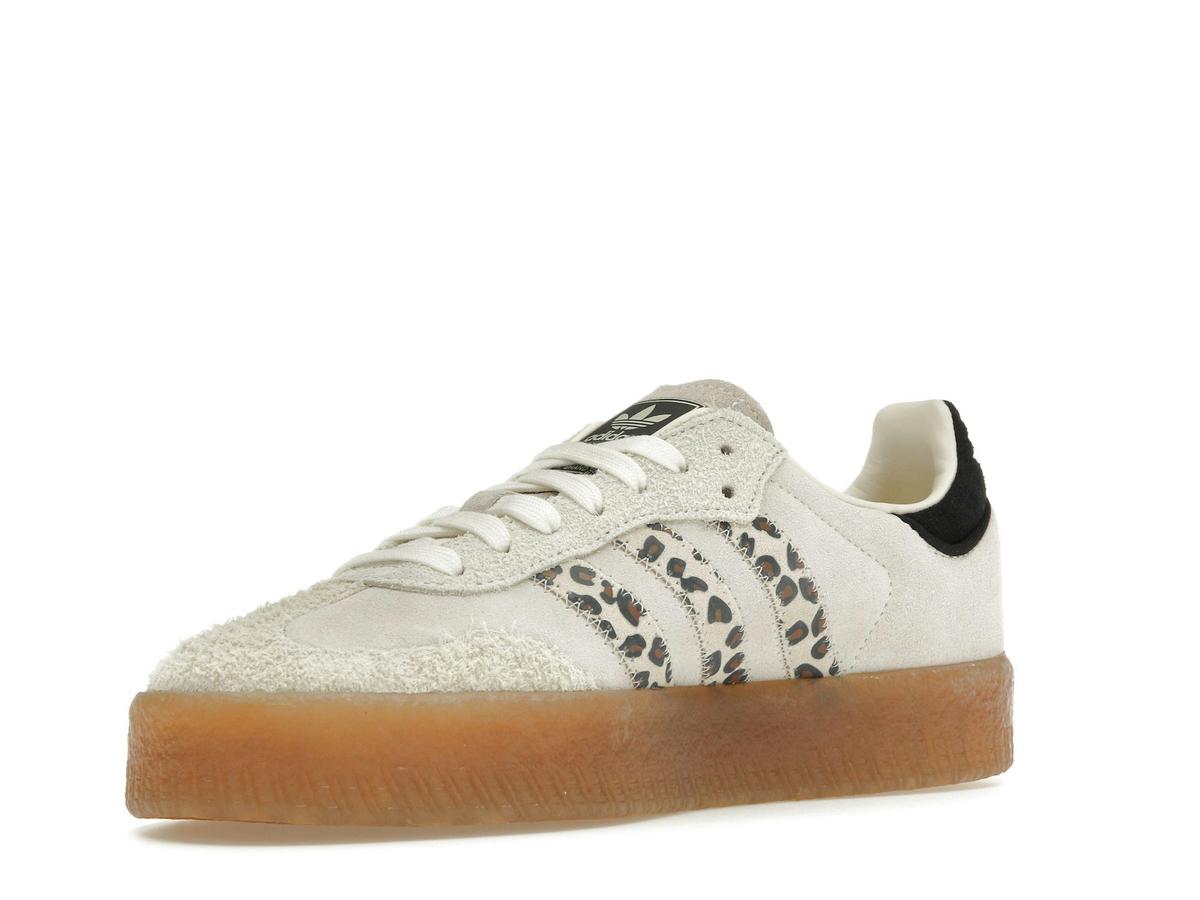 adidas Sambae Leopard Off White Women's Sneakers JI4226 - savito