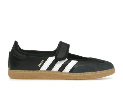 adidas Samba Jane Women's Black White Gum JQ6445 - savito