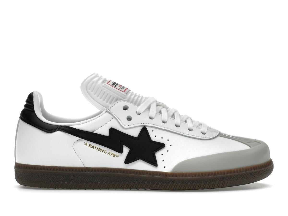 adidas Samba Bape White Black Gum JR9245 - savito