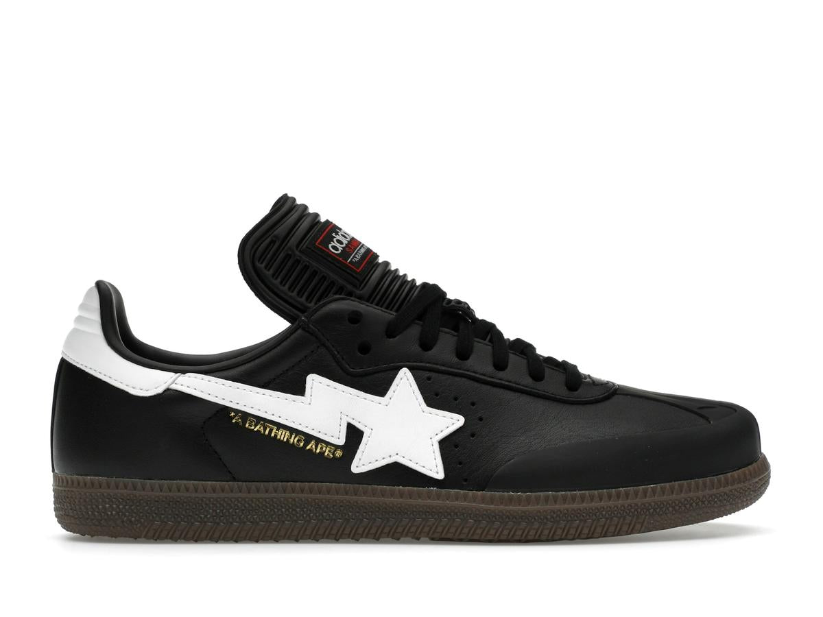 adidas Samba Bape Black White Gum JR9246 - savito