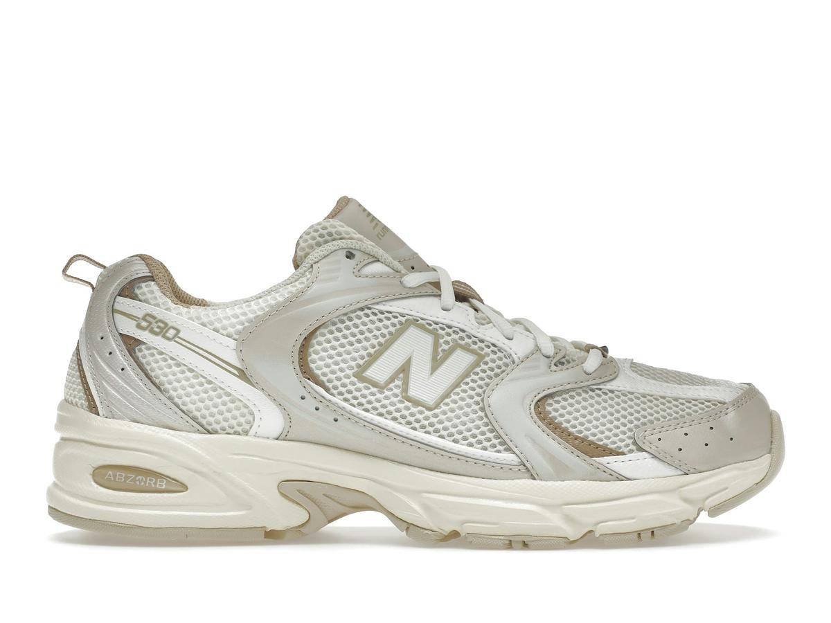 New Balance 530 Beige Angora MR530AA Lifestyle Sneakers - savito