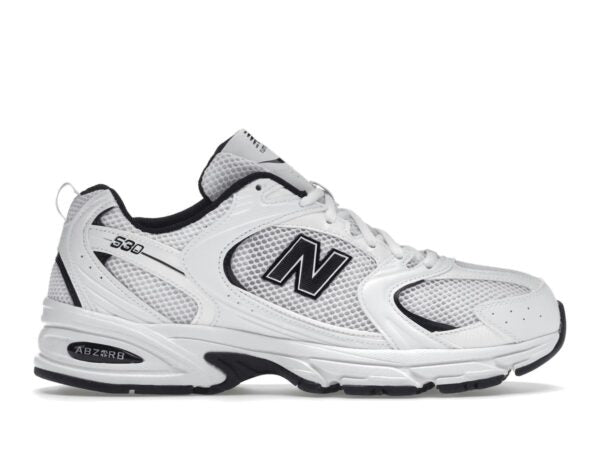 New Balance 530 White Black Details Sneakers MR530EWB - savito