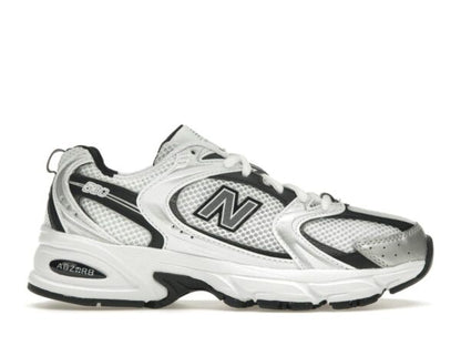 New Balance 530 White Silver Metallic Black MR530LB - savito