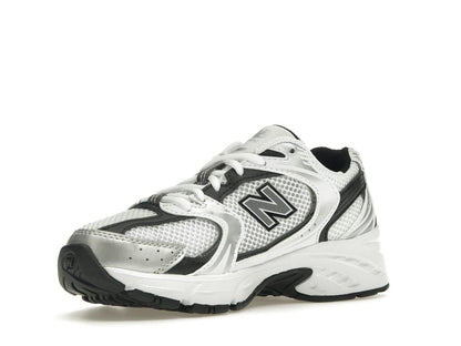 New Balance 530 White Silver Metallic Black MR530LB - savito