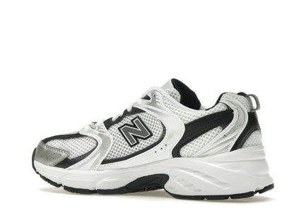 New Balance 530 White Silver Metallic Black MR530LB - savito