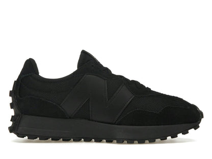 New Balance 327 Black White Tongue Logo MS327CTB - savito