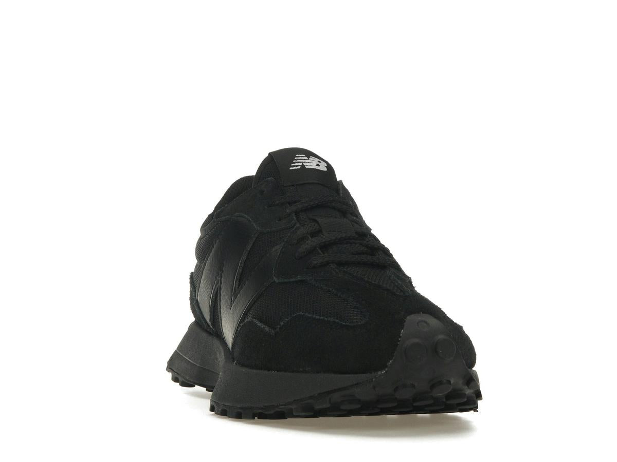 New Balance 327 Black White Tongue Logo MS327CTB - savito